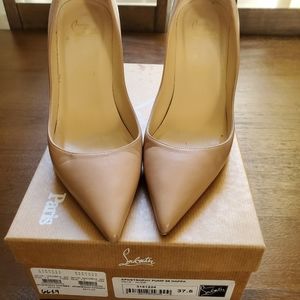 Christian  Louboutin  nude heels